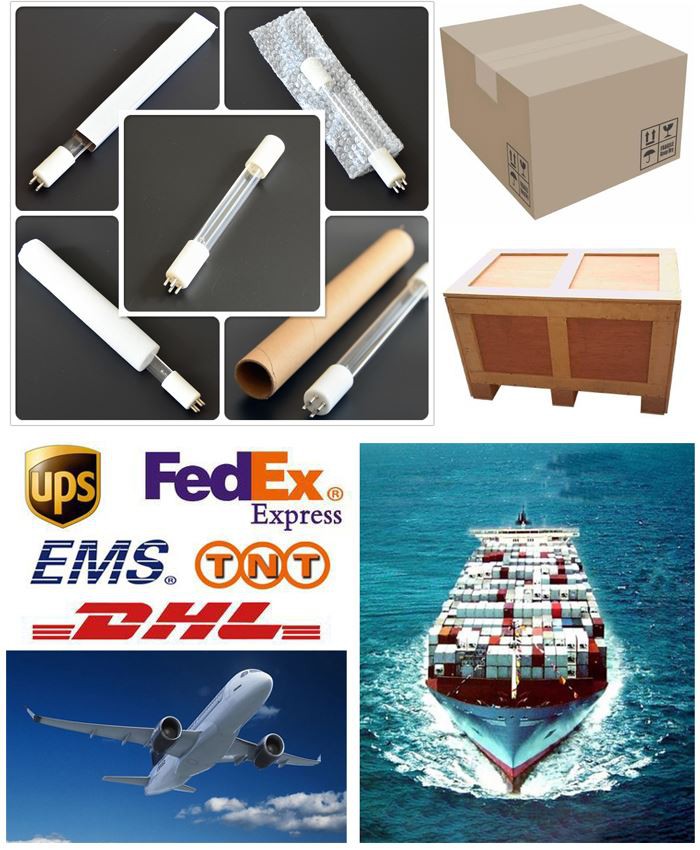 Transport of uv light disinfection lamp